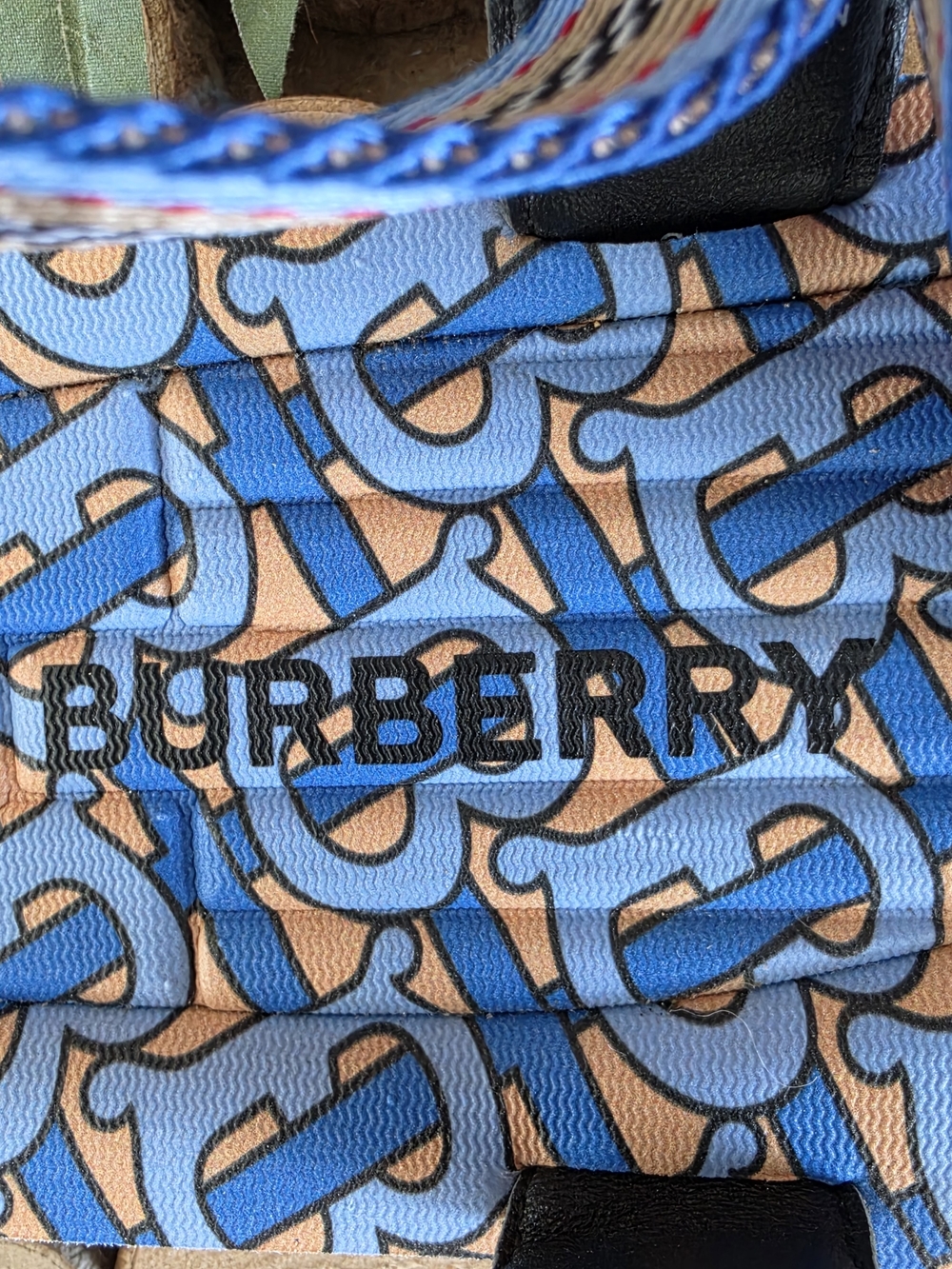 NWOT Burberry Monogram Icon Stripe Sandals - Picture 6 of 7